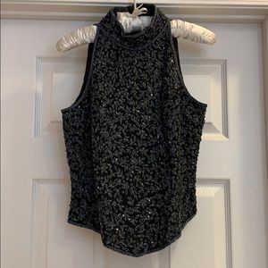 Papell Boutique 1990’s Sleeveless Evening Top